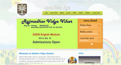 Desktop Screenshot of madhavvidhyasankul.org