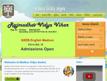 Tablet Screenshot of madhavvidhyasankul.org